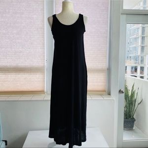 THEORY | black tank maxi dress